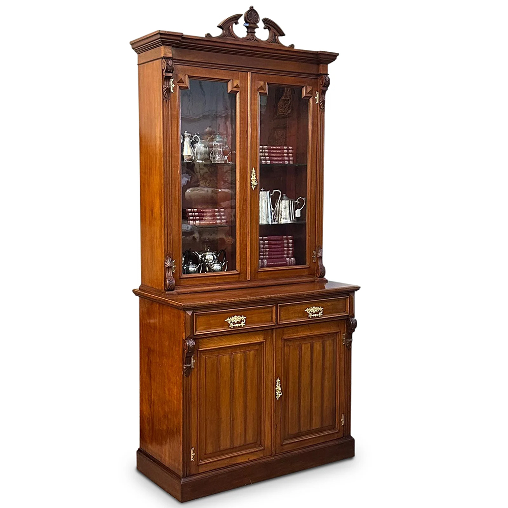 Superb Australian cedar bookcase c.1880