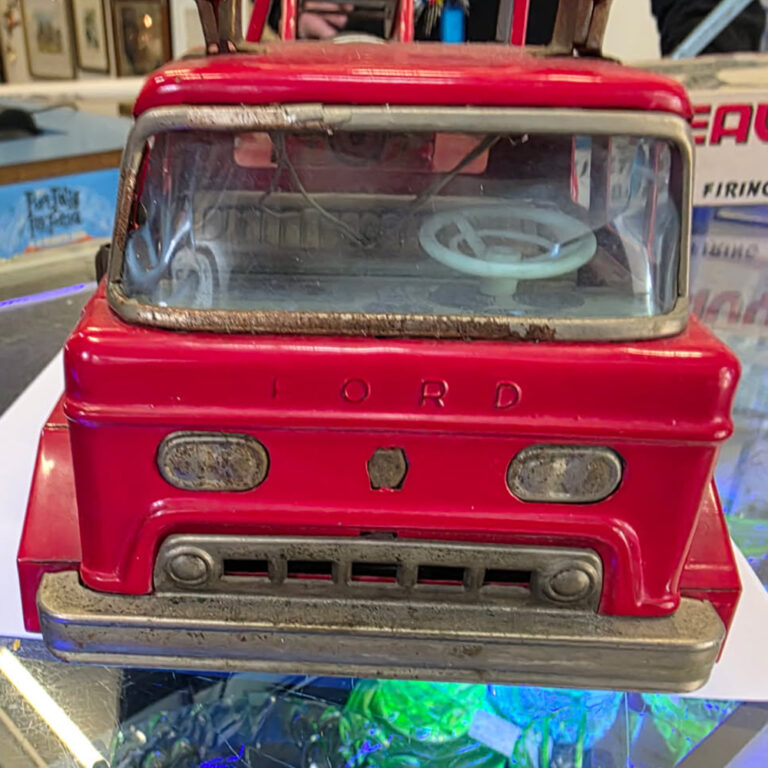 Japanese vintage toy fire truck