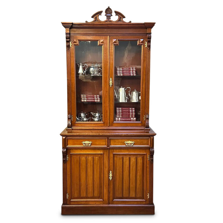 Superb Australian cedar bookcase c.1880