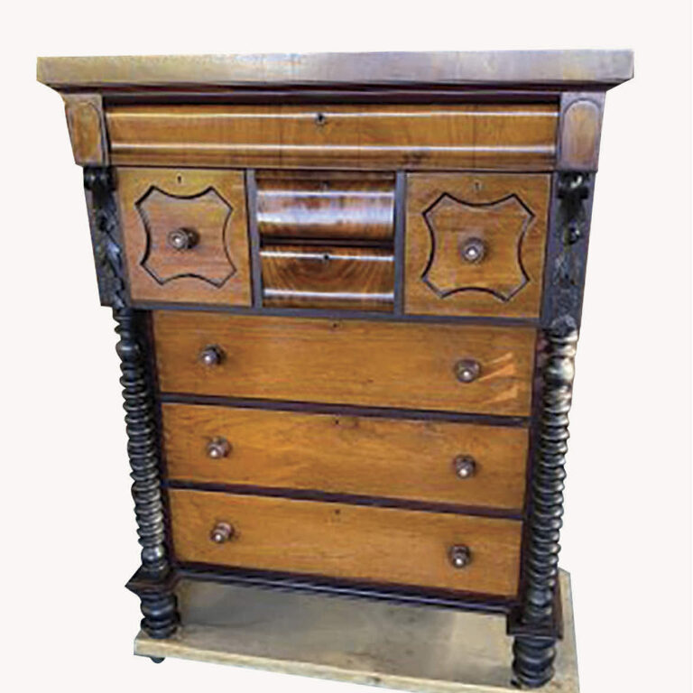 Victorian cedar eight drawer chest