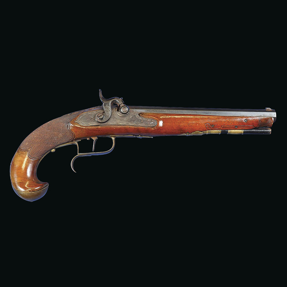 Converted Germanic travelling pistol