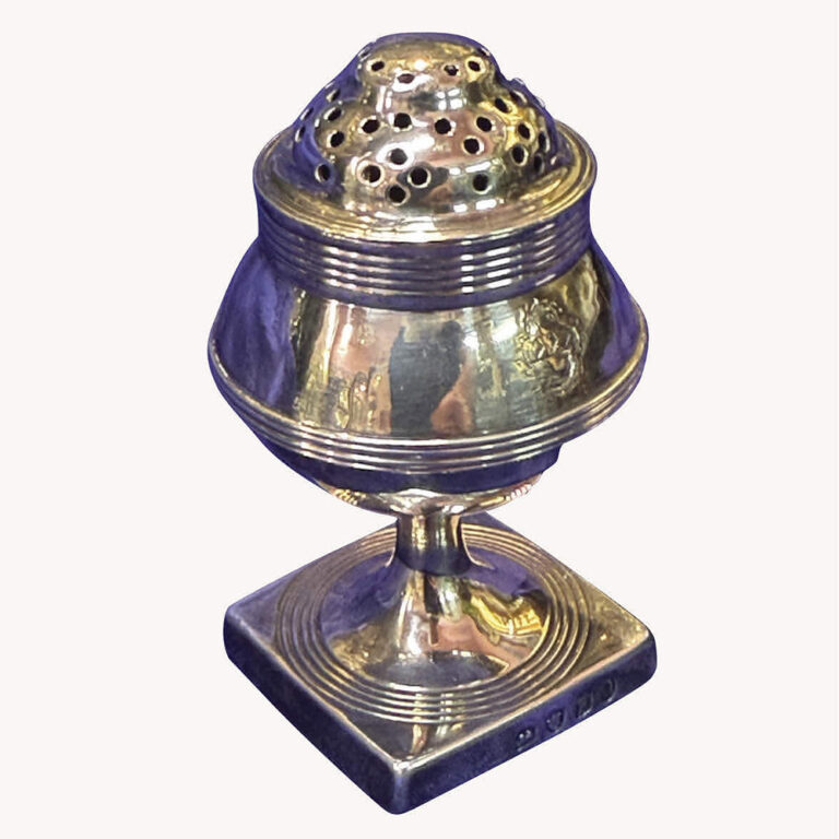 George III sterling silver pepper pot