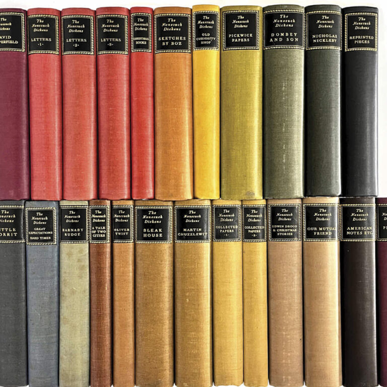 Charles Dickens, The Nonesuch Dickens volume set