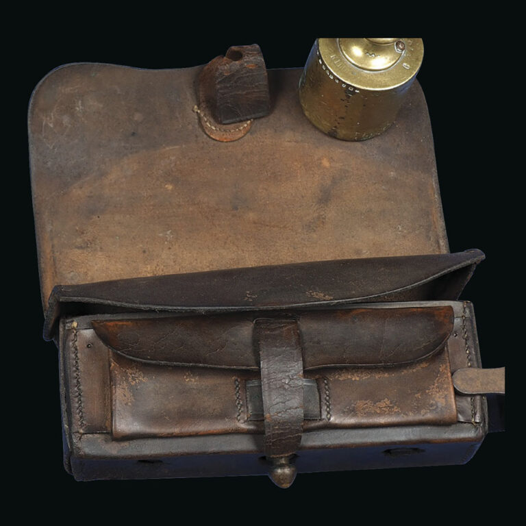 Gaylord Burnside Civil War cartridge box