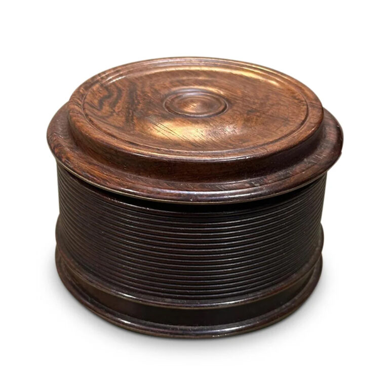 Georgian style lidded rosewood box c.1880