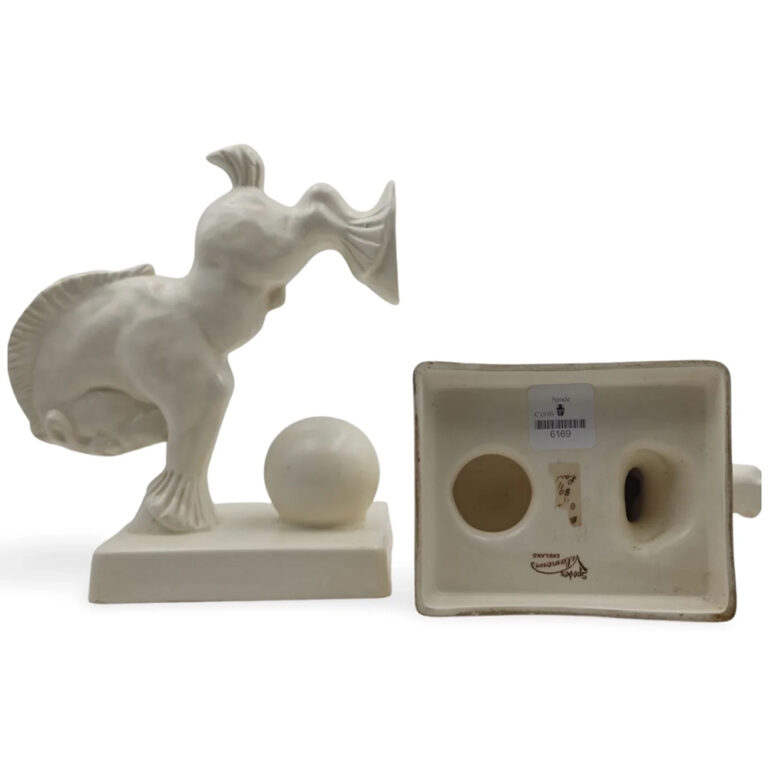 Pair of Spode Art Deco Velamour horse bookends