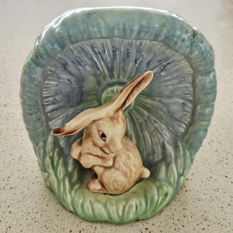 Sylvac Pottery rabbit vase