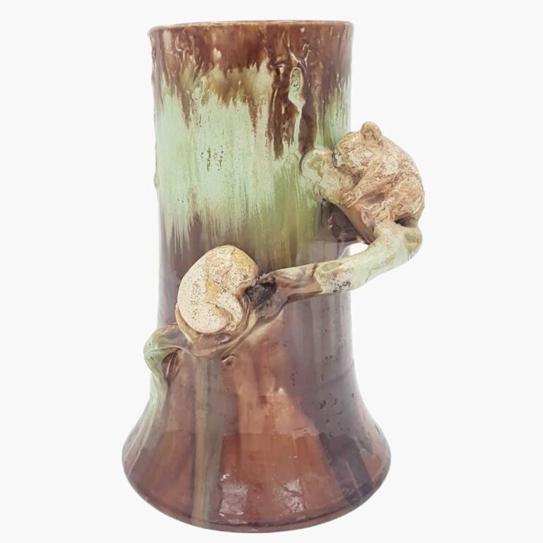 Rare Remued pottery vase two koalas RK&T Auction