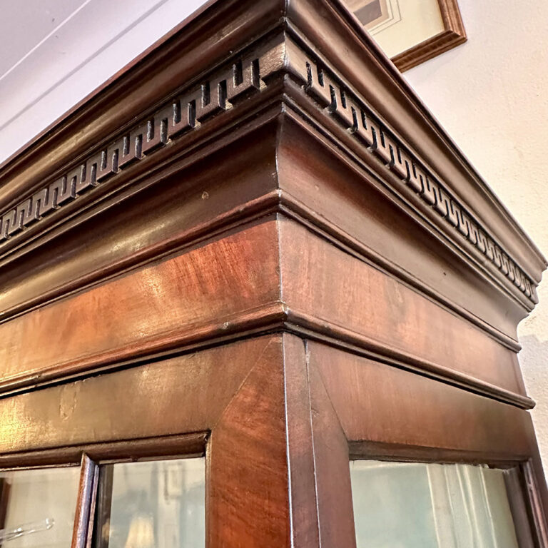 19th century English display cabinet