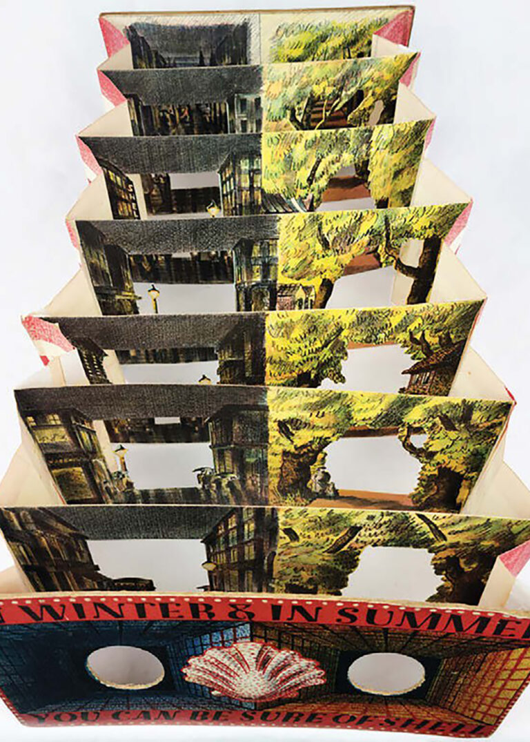 paper peepshow for shell oil