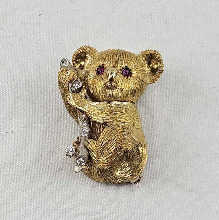 Australiana koala jewellery Amanda Addams June auction