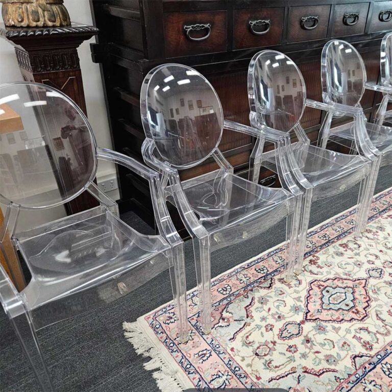 Phillipe Starck six Ghost armchairs