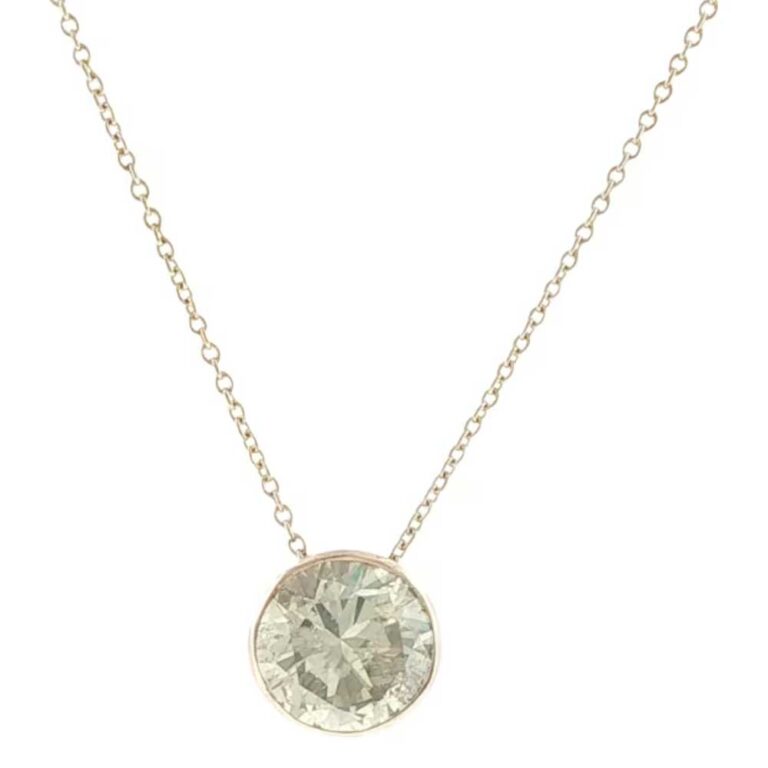 14ct Yellow gold, Diamond 2.00ct necklace, Valuation $26,790.00