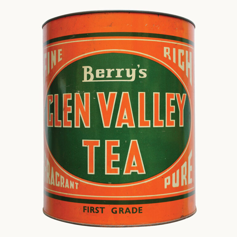 6lb Glen Valley Tea vintage tin
