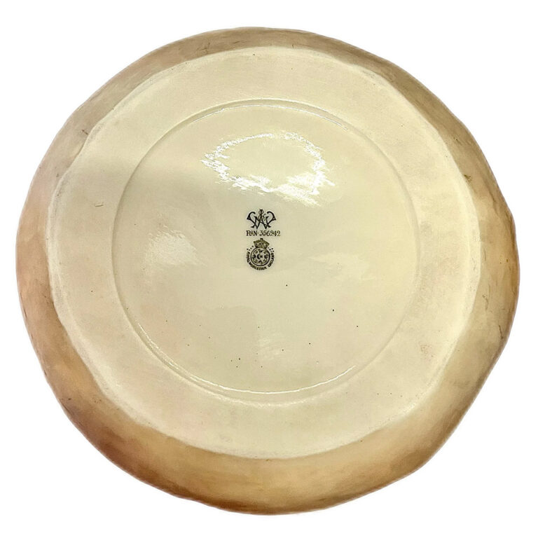 Antique biscuit barrel, Royal Worcester Country Loaf faux bread