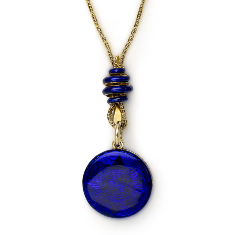 Victorian gold, diamond and enamelled locket