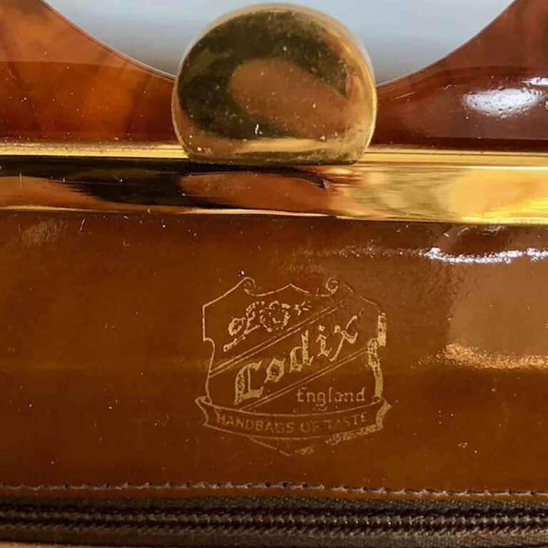 vintage handbag made by Lodix, England