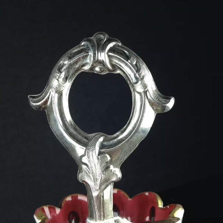Ruby glass dish