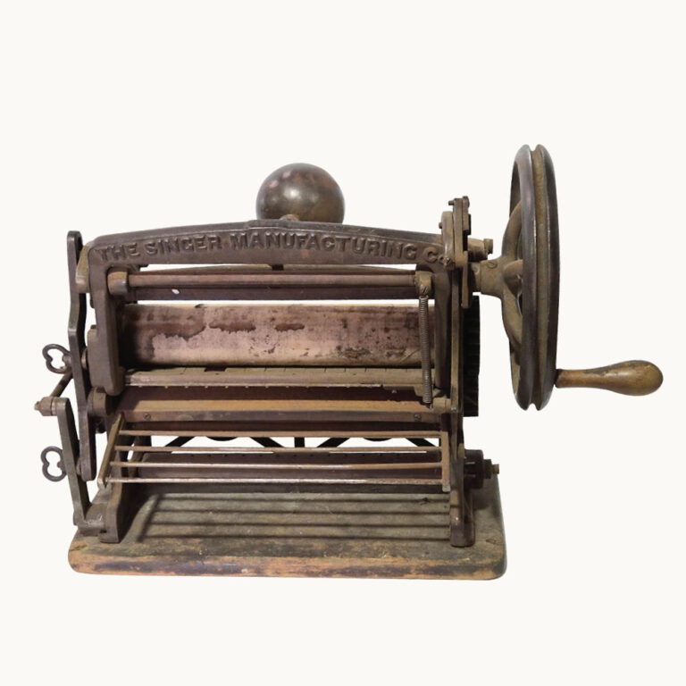 Antique Singer knitting machine