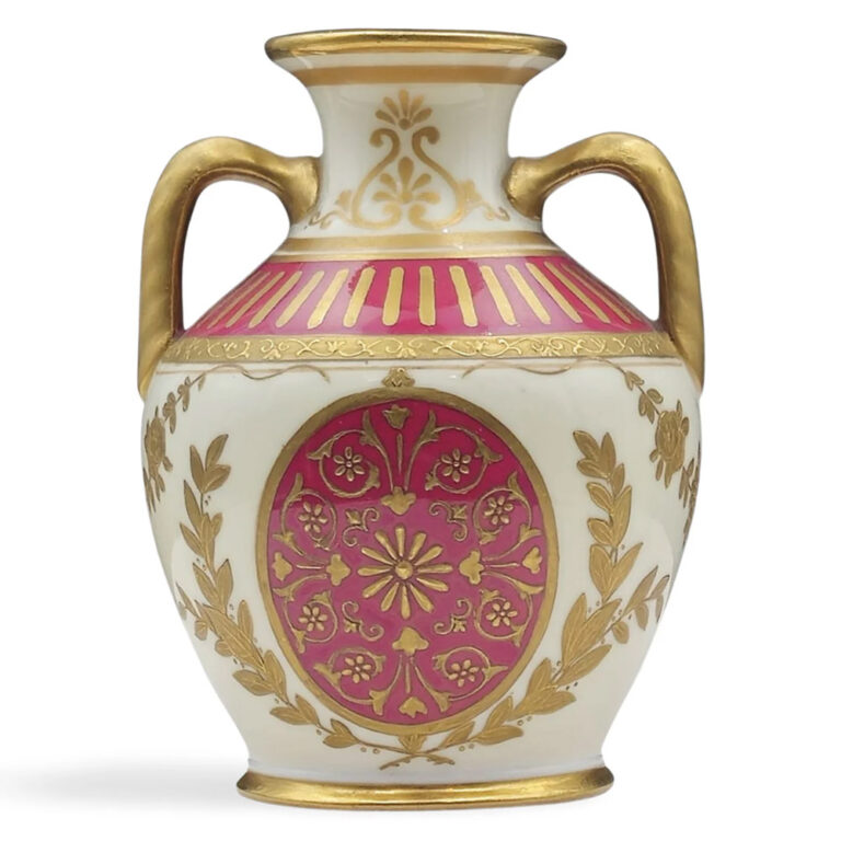 A Wedgwood Portland Vase shape in bone china
