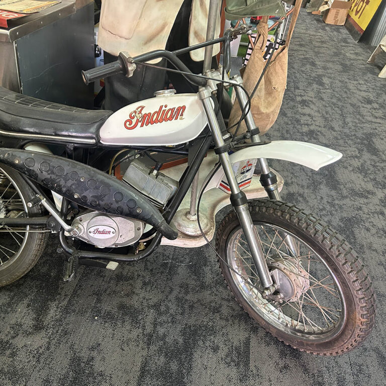 vintage motorcycle, a 1974 Indian 70cc mini bike
