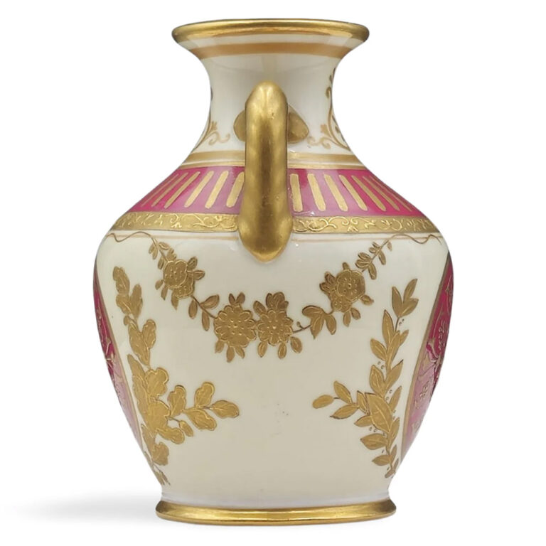 A Wedgwood Portland Vase shape in bone china