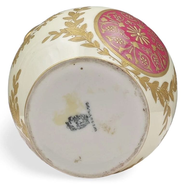 A Wedgwood Portland Vase shape in bone china