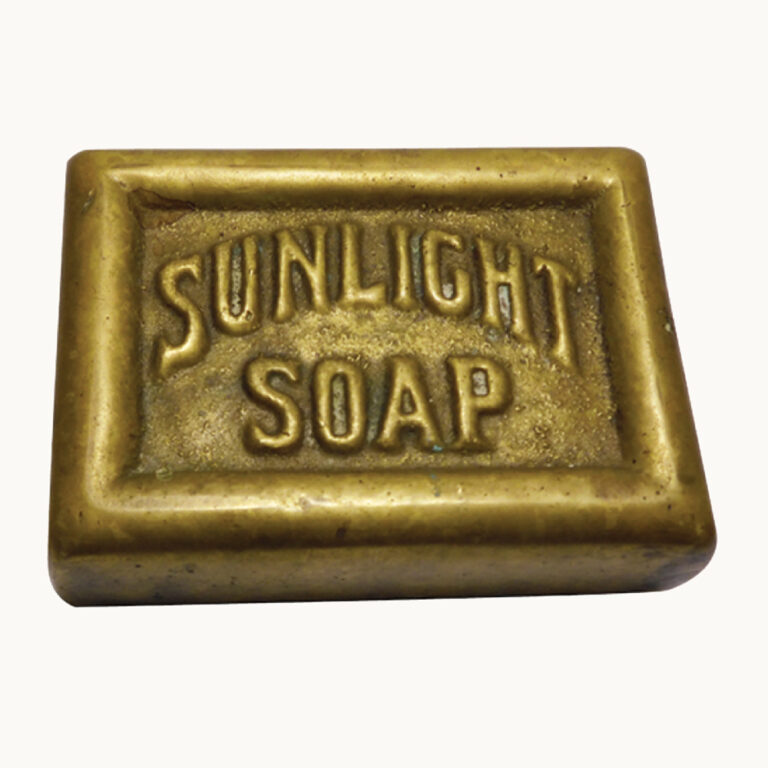 Rare brass Sunlight Soap commemorative