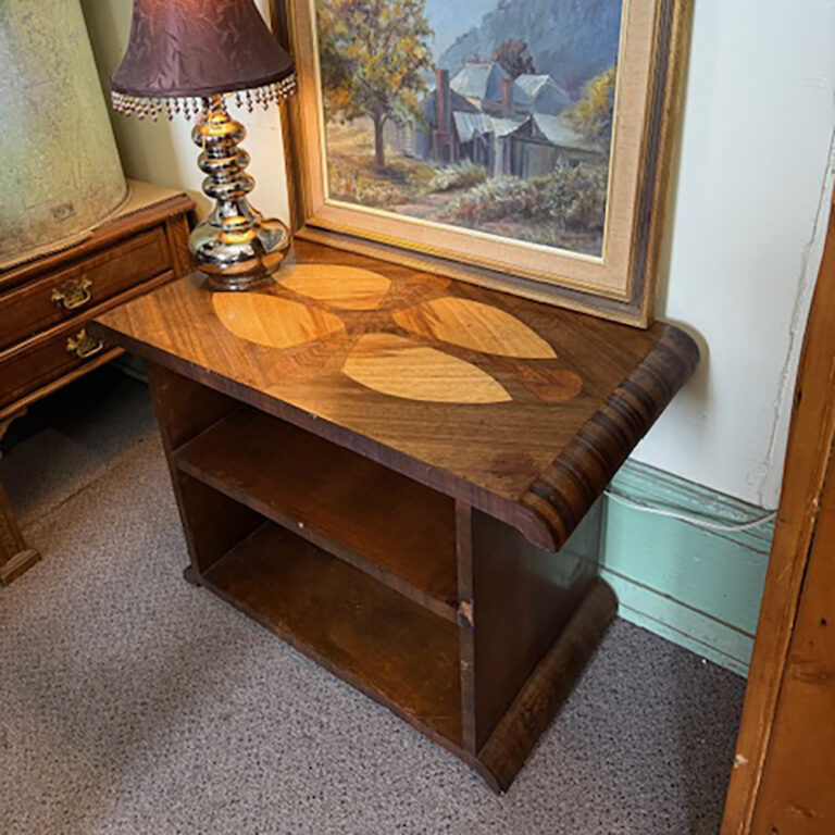 Art Deco inlaid side table
