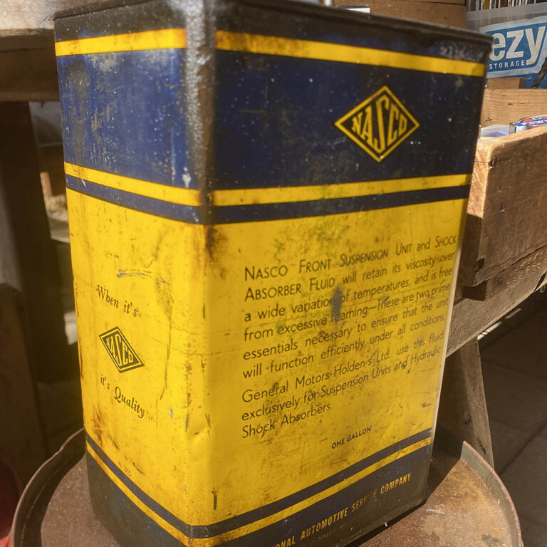 Nasco one gallon oil tin