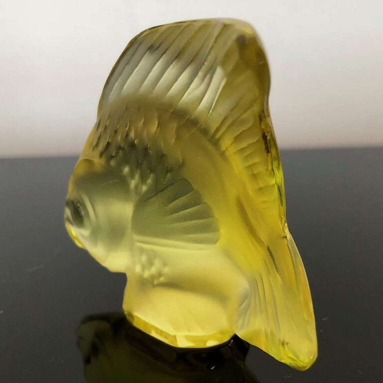 Lalique glass fish figurine