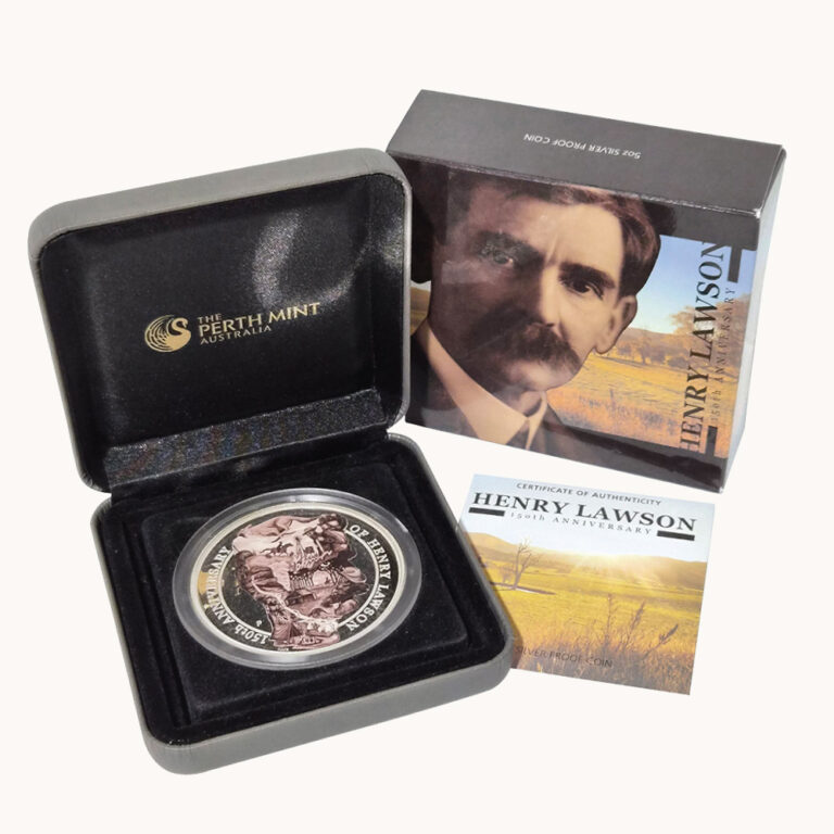 Australian 5oz silver proof coin