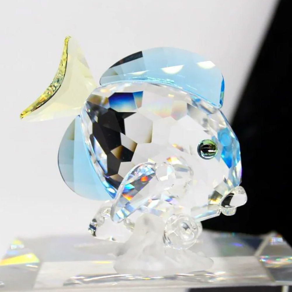 Swarovski crystal Blue Tang fish figure