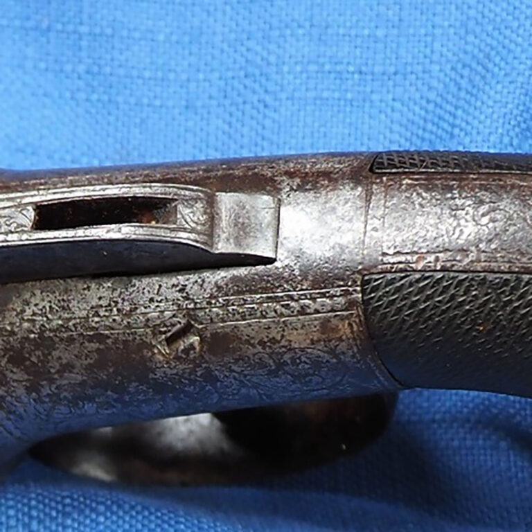 Transitional six shot percussion revolver