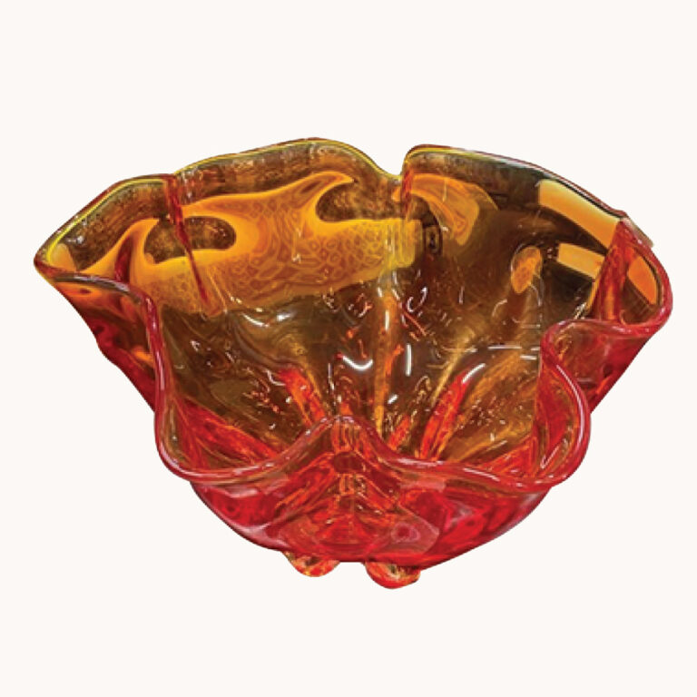 Mid century art glass vase