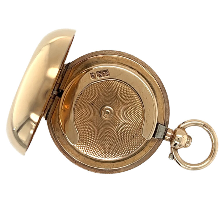 9ct yellow gold sovereign case by Dennison Watch Company