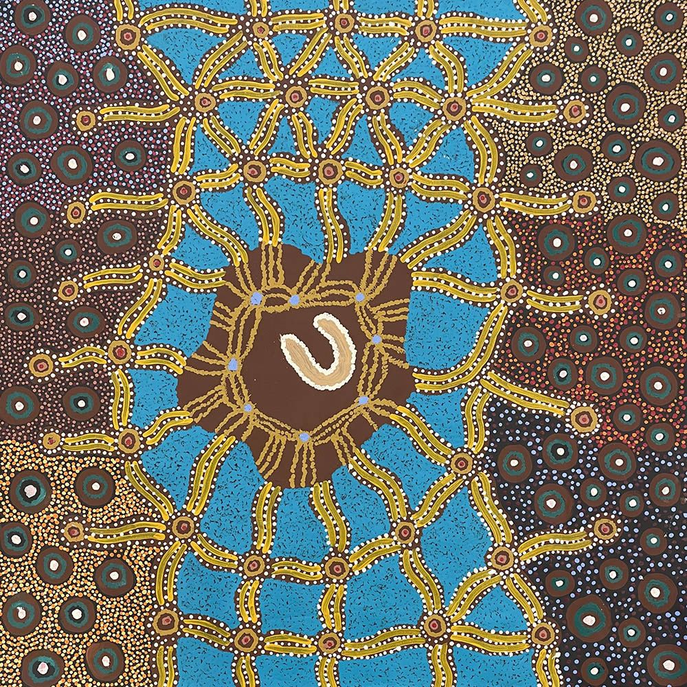 Indigenous painting By Wipana Jimmy Gun