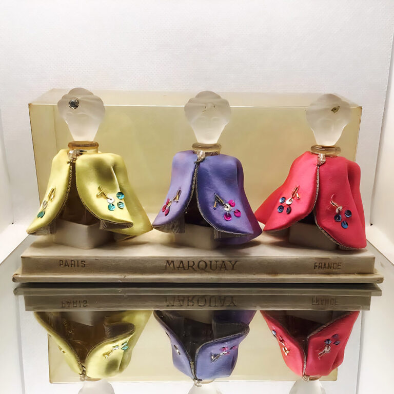 Prince Douka by Marquay, Paris, perfume bottle trio.