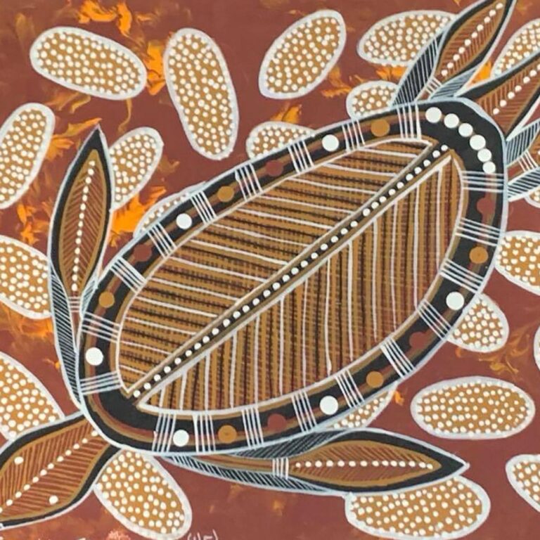 Charlie Chambers Turtle indigenous painting