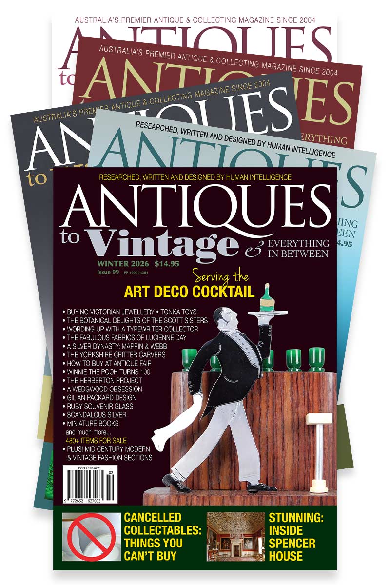 Antiques to Vintage – renew now for 5 issues