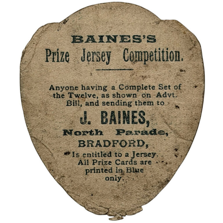 Baines football trade card Billy Barrett