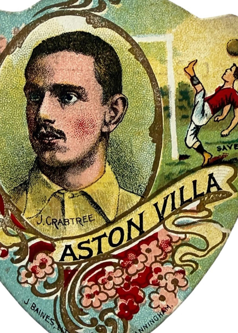 Baines football trade card for Crabtree