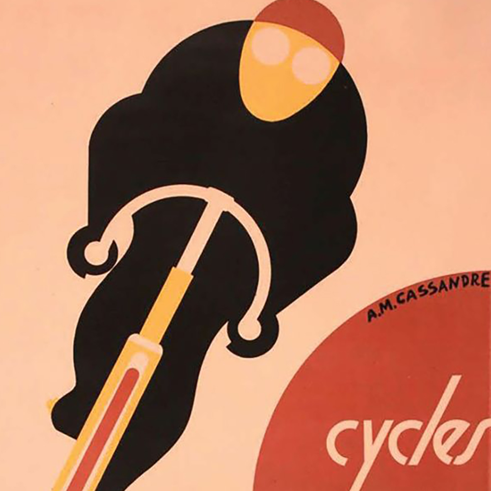 Art Deco Cycles Brilliant poster by Cassandre