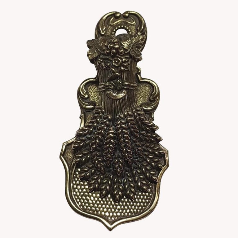 Victorian brass letter clip