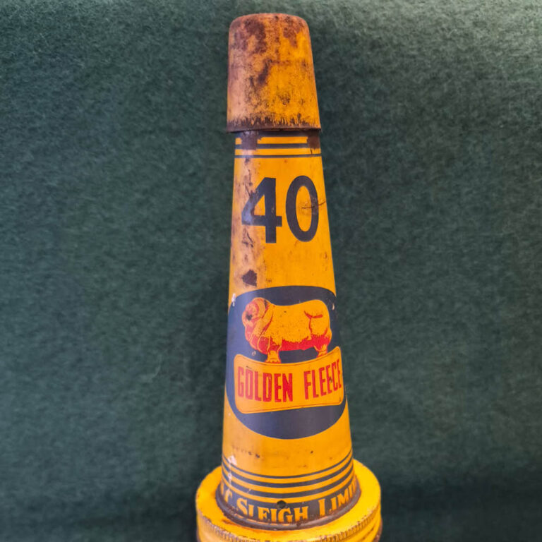 Golden Fleece tin top oil bottle