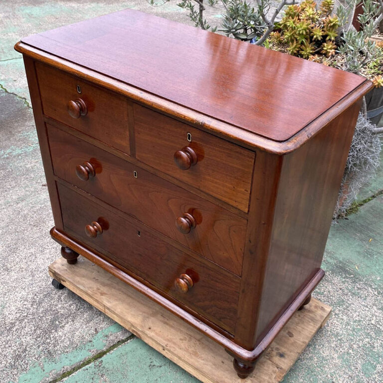 Victorian cedar four drawer chest
