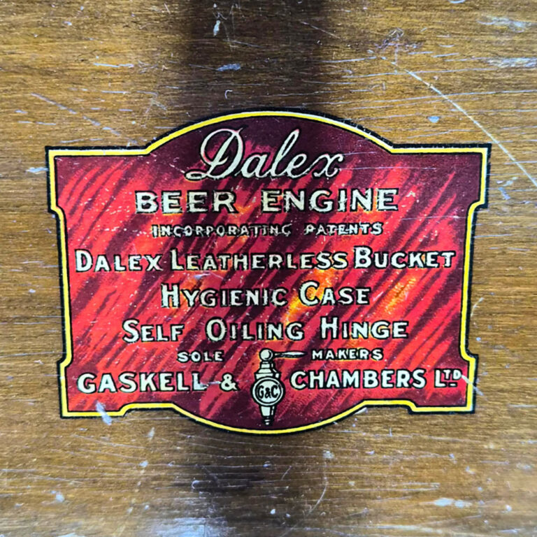 Vintage Dalex beer engine