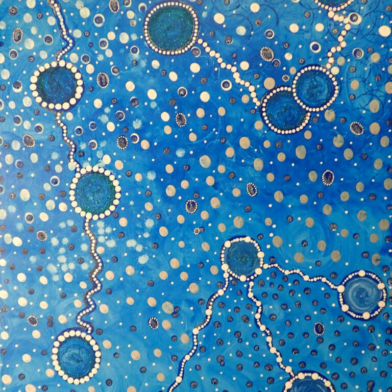 Acrylic on canvas by Olivia and Trevor Peckham.