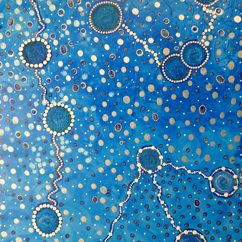 Acrylic on canvas by Olivia and Trevor Peckham.