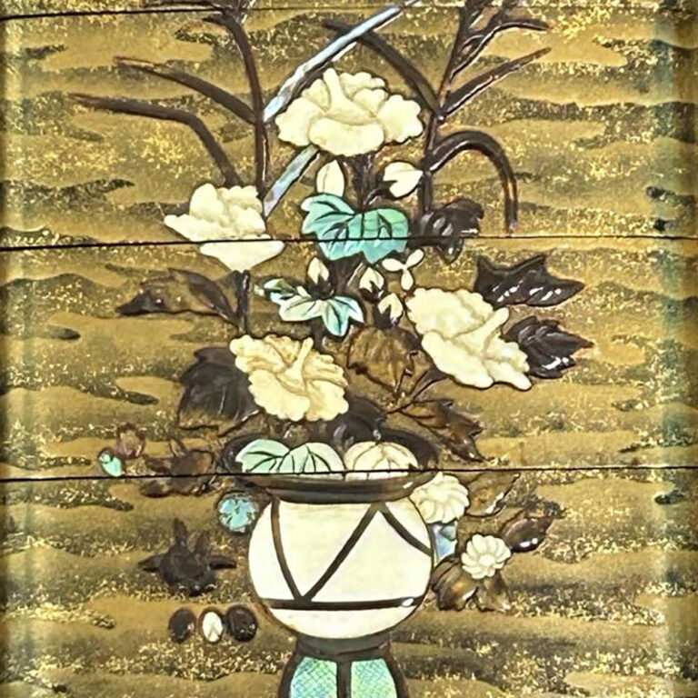 Late Edo period Japanese antique inro.